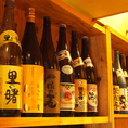 焼酎・日本酒の品揃えも自慢!!焼酎は九州など南の地酒を、日本酒は東北、北海道など北の地酒を主に揃えております♪もちろん近畿など各地のお酒も◎