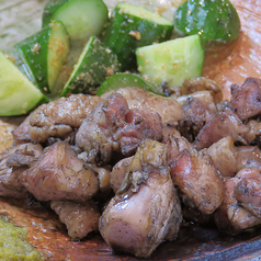 鶏ももの炭火焼き