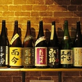 全国津々浦々から仕入れた厳選した日本酒をご用意!!。