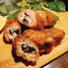 ささみチーズ紫蘇カツ/カマンベール明太ポテトもち　各