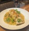 料理メニュー写真&nbsp;真鯛と海老、アスパラのロールフリット