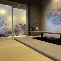 【７０名まで入れる堀こたつの宴会場を完備！】