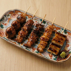 本日の串盛り　５種
