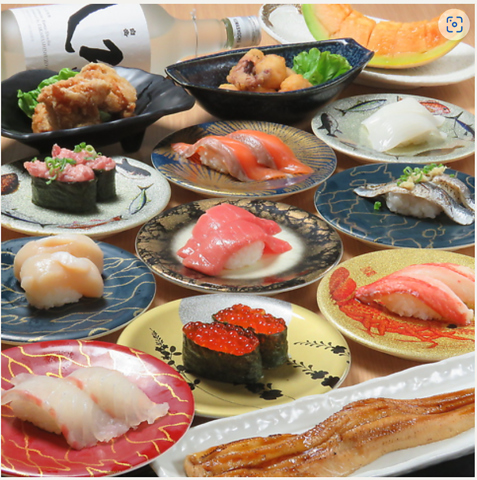 グループ直営「柳井港魚市場」直送の、瀬戸内の旬で新鮮な鮨をお楽しみください。