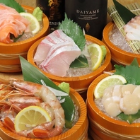 当店の名物【海鮮桶盛り】は売り切れ御免！