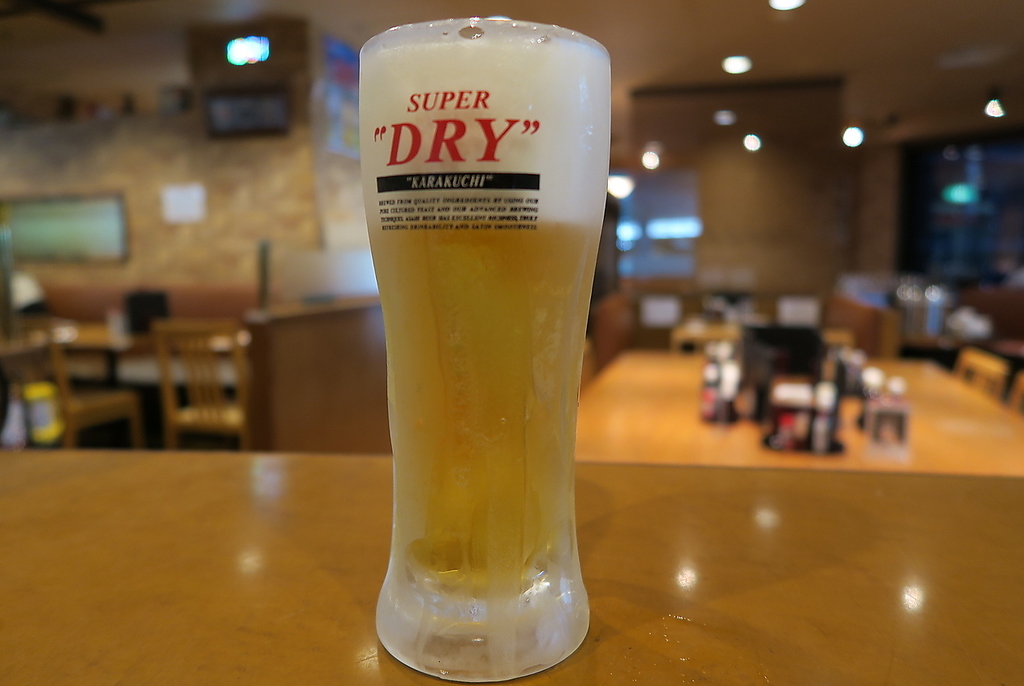 キンキンに冷えた美味い生ビール！！！
