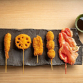 料理メニュー写真&nbsp;串揚げ盛り合わせ5種