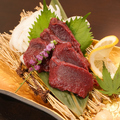 料理メニュー写真 熊本名物！馬刺し（赤身）