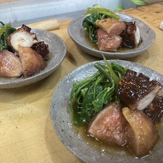 無花果甲州煮と蛸の柔らか煮
