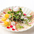 料理メニュー写真&nbsp;鰤のカルパッチョ合盛り