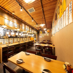 スタッフの元気も売りです！和モダンな雰囲気で会社宴会、歓迎会、送別会、お誕生日会、女子会、合コン、結婚式の二次会など様々なシーンでお使いいただけます♪鹿児島中央駅も近いの終電ギリギリまで楽しめます♪宴会は門限やぶりにお任せください♪