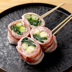 【豚 pork】京都の名産、九条ネギ巻き