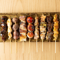 焼き鳥を各種ご用意！