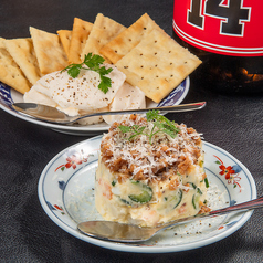 大人気 肉そぼろとチーズポテトサラダ