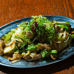 牛ホルモン炒め