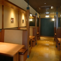 和食屋ならではのシーンに合わせたお席もご用意