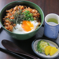 鳥皮丼