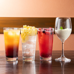 お酒が苦手でも安心♪ノンアルコールやモクテルも充実◎