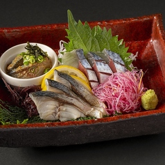博多名物　鯖刺し3種盛り