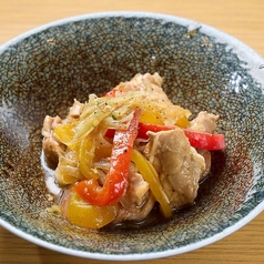 鶏ハラミの醤油エスカベッシュ