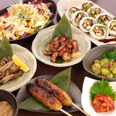 炭火焼き料理と市場直送の鮮魚が自慢！