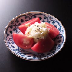 冷やしネギ塩フルーツトマト