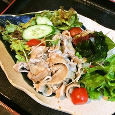 豚しゃぶのワサビドレサラダ
