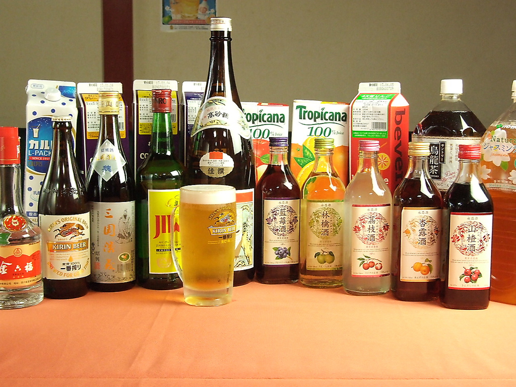 飲み物も豊富に取り揃えております♪