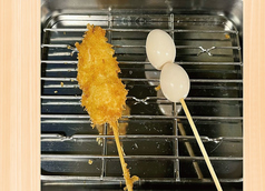うずら(串揚げ)