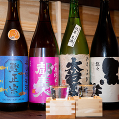 季節ごとにラインナップが変わる日本酒や、焼酎、ハイボールなど、種類豊富！
