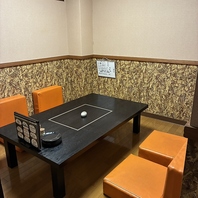 利用人数に合わせて柔軟に変更できるレイアウト