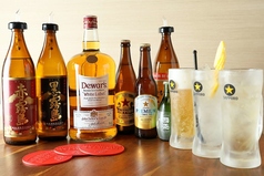 充実のドリンクメニュー