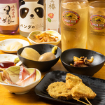 バリエーション豊富な絶品料理◆串揚げやおでん、おつまみなど何度来ても楽しめる逸品料理をご用意◎