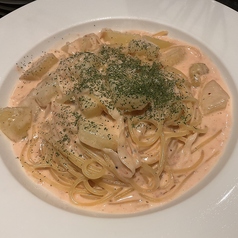 じゃがいもの明太クリームパスタ