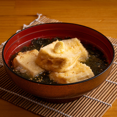 あおさの揚げ出し豆腐