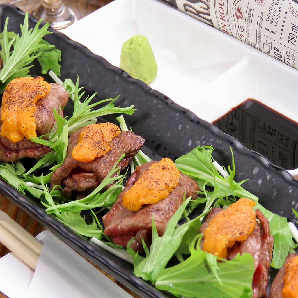 うにく・・！！（ウニと肉でうにく）