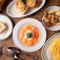 満足感◎カジュアルに楽しむ本格コース