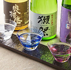 今月の日本酒　3種飲み比べ