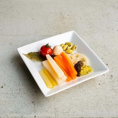 漬物五種盛合せ