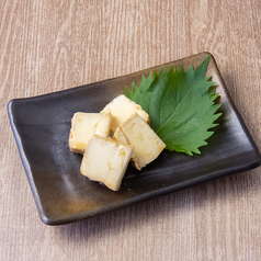 クリームチーズのわさび醤油付け