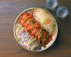 イカ炒め (麺付き)