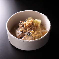 ザーサイと生姜の中華〆鯖風