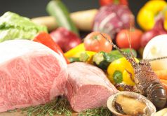 レンブラントホテル大分 鉄板焼 山茶花のコース写真