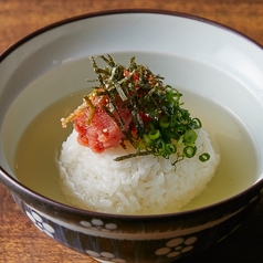 明太子のお茶漬け