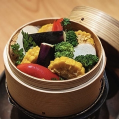 旬野菜のせいろ蒸し