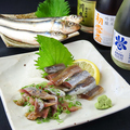 料理メニュー写真&nbsp;イワシの刺身・天ぷら