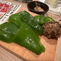 料理メニュー写真 パリパリピーマン～青唐味噌を添えて～