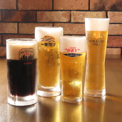 飲み放題にビールが3種類！！