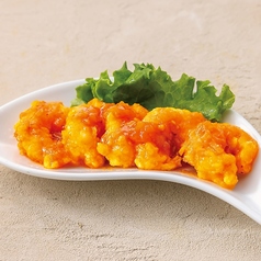 大ぶり海老のチリソース煮