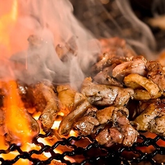 地鶏の炭火焼き